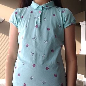Teal Anta shirt with collar